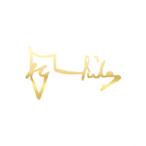 Alparslan Türkeş İmza Araba Sticker 17x17 Cm Gold