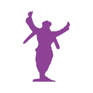 Efe Araba Stickeri 17x17 Cm Mor