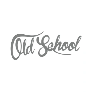 Old School Araba Sticker 17x17 Cm Gri