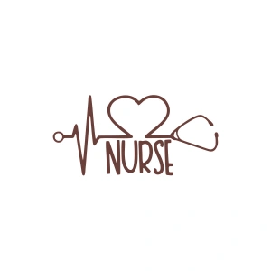 Nurse Araba Sticker 17x17 Cm Kahverengi