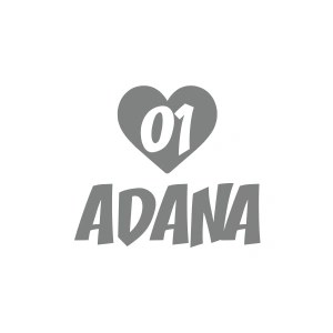 Kalpli 01 Adana Araba Sticker 17x17 Cm Gri