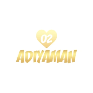 Kalpli 02 Adıyaman Araba Sticker 17x17 Cm Gold