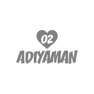 Kalpli 02 Adıyaman Araba Sticker 17x17 Cm Gri