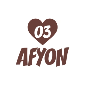 Kalpli 03 Afyon Araba Sticker 17x17 Cm Kahverengi