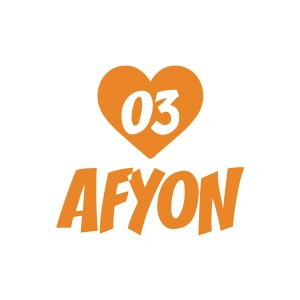 Kalpli 03 Afyon Araba Sticker 17x17 Cm Turuncu