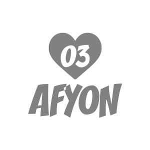 Kalpli 03 Afyon Araba Sticker 17x17 Cm Gri