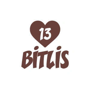Kalpli 13 Bitlis Araba Sticker 17x17 Cm Kahverengi