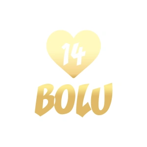 Kalpli 14 Bolu Araba Sticker 17x17 Cm Gold