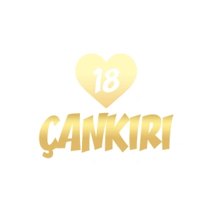 Kalpli 18 Çankırı Araba Sticker 17x17 Cm Gold