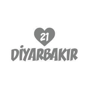 Kalpli 21 Diyarbakır Araba Sticker 17x17 Cm Gri