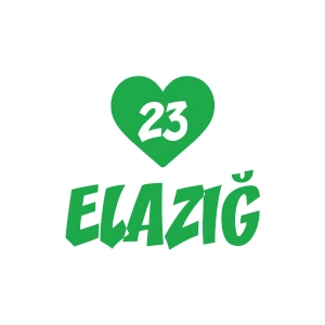 Kalpli 23 Elazığ Araba Sticker 17x17 Cm Yeşil