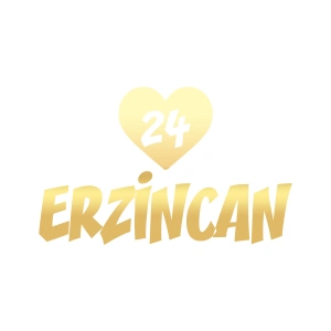 Kalpli 24 Erzincan Araba Sticker 17x17 Cm Gold