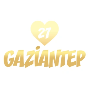 Kalpli 27 Gaziantep Araba Sticker 17x17 Cm Gold