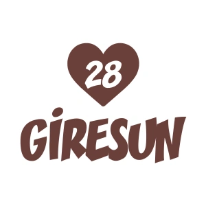 Kalpli 28 Giresun Araba Sticker 17x17 Cm Kahverengi