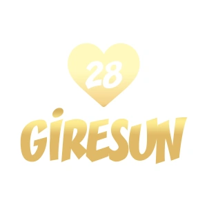 Kalpli 28 Giresun Araba Sticker 17x17 Cm Gold