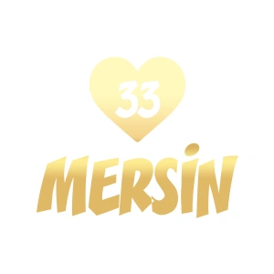 Kalpli 33 Mersin Araba Sticker 17x17 Cm Gold