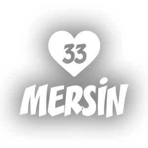 Kalpli 33 Mersin Araba Sticker 17x17 Cm Beyaz