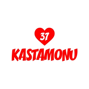 Kalpli 37 Kastamonu Araba Sticker 17x17 Cm Kırmızı
