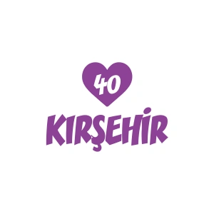 Kalpli 40 Kırşehir Araba Sticker 17x17 Cm Mor
