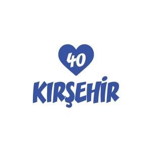 Kalpli 40 Kırşehir Araba Sticker 17x17 Cm Mavi
