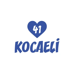 Kalpli 41 Kocaeli Araba Sticker 17x17 Cm Mavi