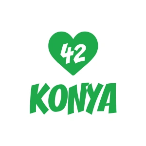 Kalpli 42 Konya Araba Sticker 17x17 Cm Yeşil