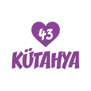 Kalpli 43 Kütahya Araba Sticker 17x17 Cm Mor