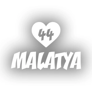 Kalpli 44 Malatya Araba Sticker 17x17 Cm Beyaz