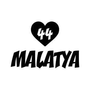 Kalpli 44 Malatya Araba Sticker 17x17 Cm Siyah