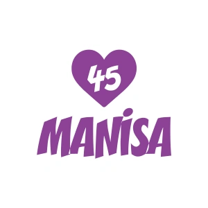 Kalpli 45 Manisa Araba Sticker 17x17 Cm Mor