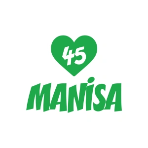 Kalpli 45 Manisa Araba Sticker 17x17 Cm Yeşil