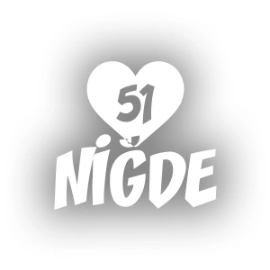 Kalpli 51 Niğde Araba Sticker 17x17 Cm Beyaz