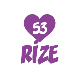 Kalpli 53 Rize Araba Sticker 17x17 Cm Mor