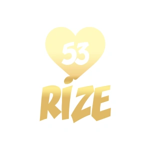 Kalpli 53 Rize Araba Sticker 17x17 Cm Gold