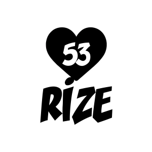 Kalpli 53 Rize Araba Sticker 17x17 Cm Siyah