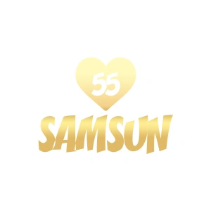 Kalpli 55 Samsun Araba Sticker 17x17 Cm Gold