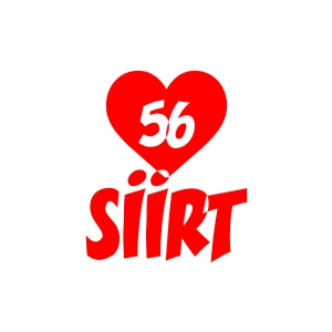 Kalpli 56 Siirt Araba Sticker 17x17 Cm Kırmızı