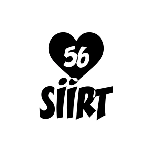 Kalpli 56 Siirt Araba Sticker 17x17 Cm Siyah