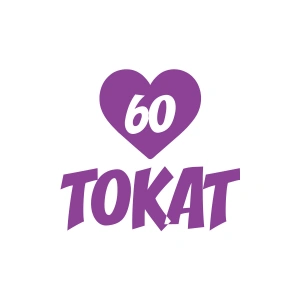 Kalpli 60 Tokat Araba Sticker 17x17 Cm Mor