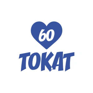 Kalpli 60 Tokat Araba Sticker 17x17 Cm Mavi