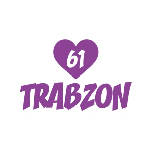 Kalpli 61 Trabzon Araba Sticker 17x17 Cm Mor
