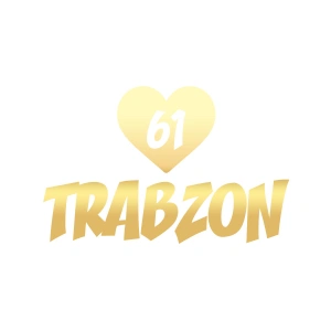 Kalpli 61 Trabzon Araba Sticker 17x17 Cm Gold