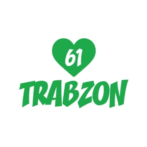 Kalpli 61 Trabzon Araba Sticker 17x17 Cm Yeşil