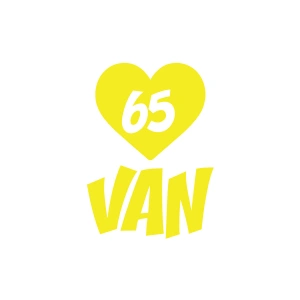 Kalpli 65 Van Araba Sticker 17x17 Cm Sarı