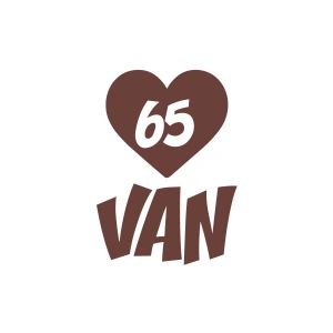 Kalpli 65 Van Araba Sticker 17x17 Cm Kahverengi