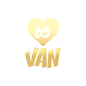 Kalpli 65 Van Araba Sticker 17x17 Cm Gold