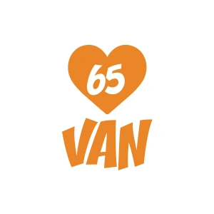 Kalpli 65 Van Araba Sticker 17x17 Cm Turuncu