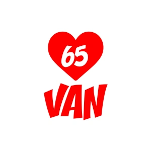 Kalpli 65 Van Araba Sticker 17x17 Cm Kırmızı