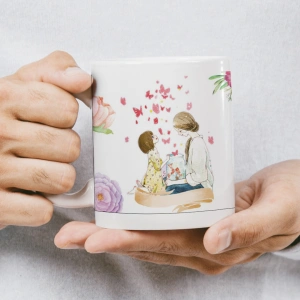 Anneler Günü Kupası - Anne ve Kızın Kelebek Anı