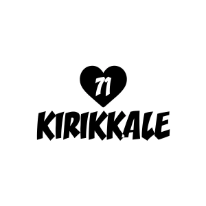 Kalpli 71 Kırıkkale Araba Sticker 17x17 Cm Siyah